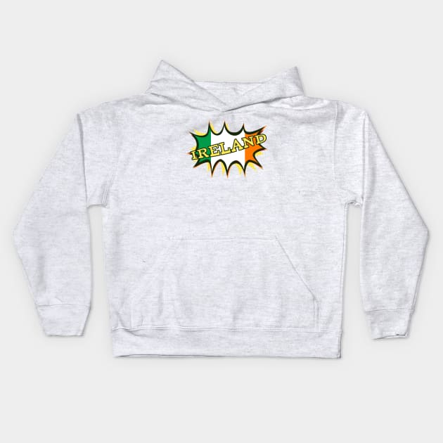 Irish Flag Kids Hoodie by mailboxdisco